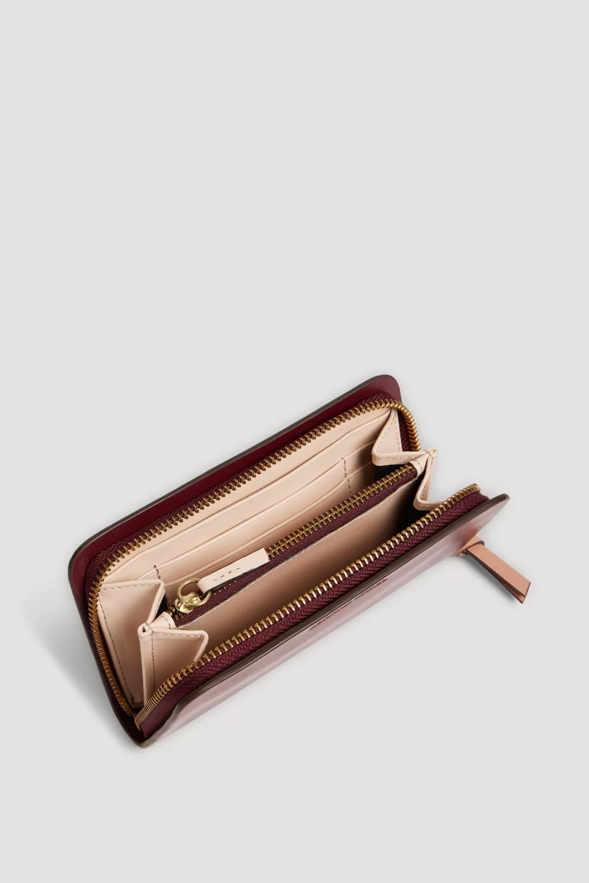 Gerarddarel Portefeuille en cuir lisse bordeaux - WALLET | Gerard Darel Rouge-Femme Petite Maroquinerie
