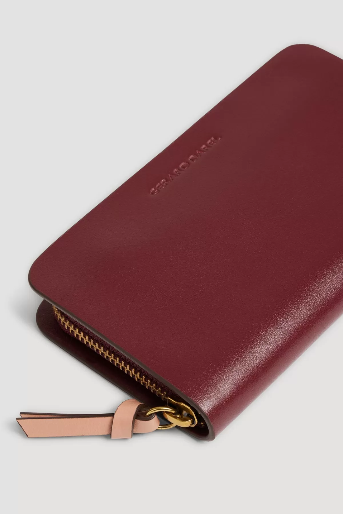 Gerarddarel Portefeuille en cuir lisse bordeaux - WALLET | Gerard Darel Rouge-Femme Petite Maroquinerie