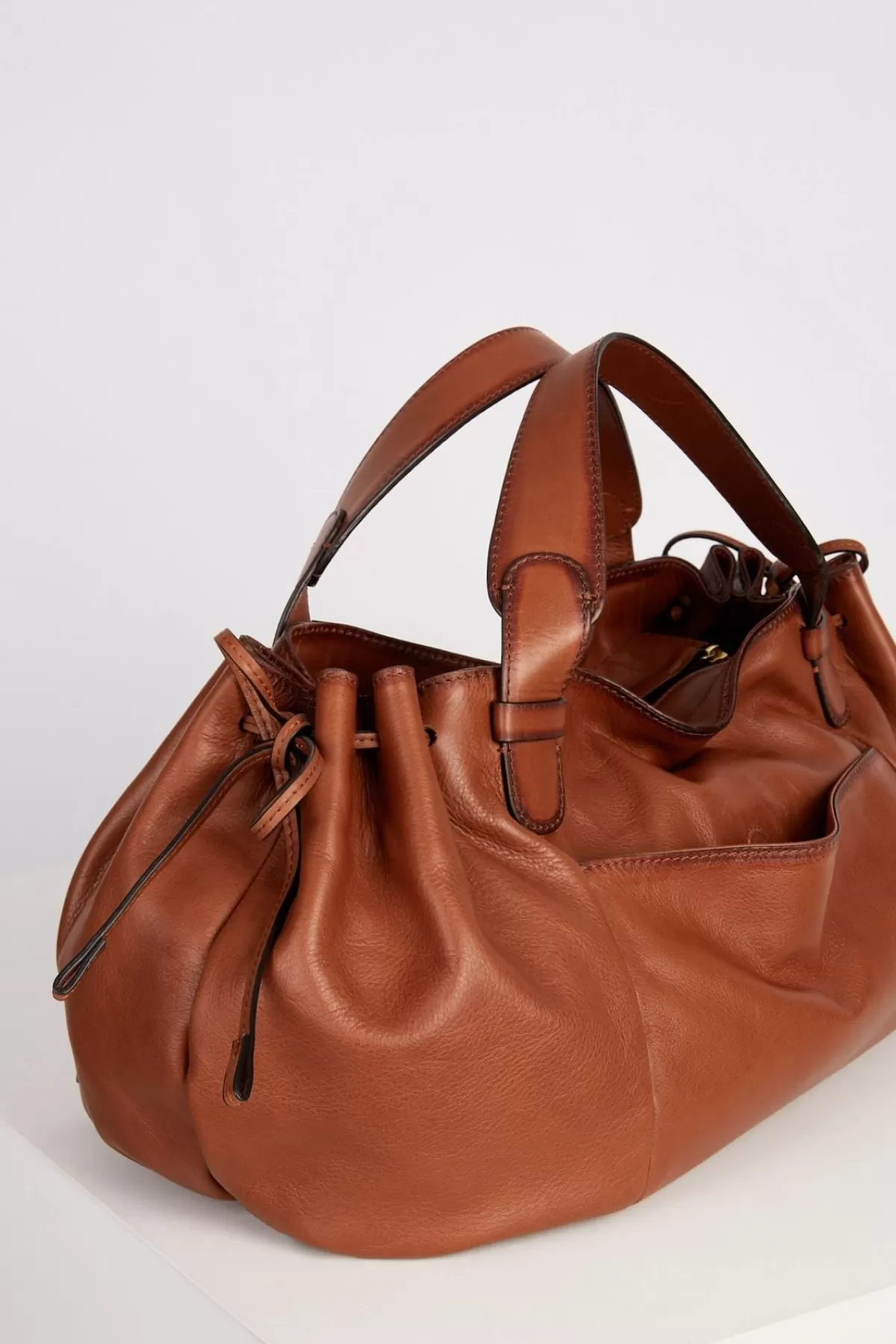 Gerarddarel Sac à main en cuir de veau - REBELLE GD | Gerard Darel Camel-Femme Sacs à main | Sacs porté épaule