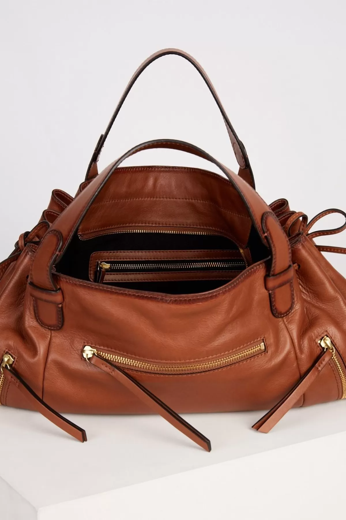 Gerarddarel Sac à main en cuir de veau - REBELLE GD | Gerard Darel Camel-Femme Sacs à main | Sacs porté épaule